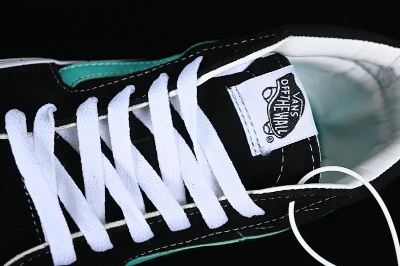 All categories Vans Vans series Vans Mid Vans SK8-Mid candy green/black green Vans official side striped mid-top canvas shoes VN0A3WM34FV